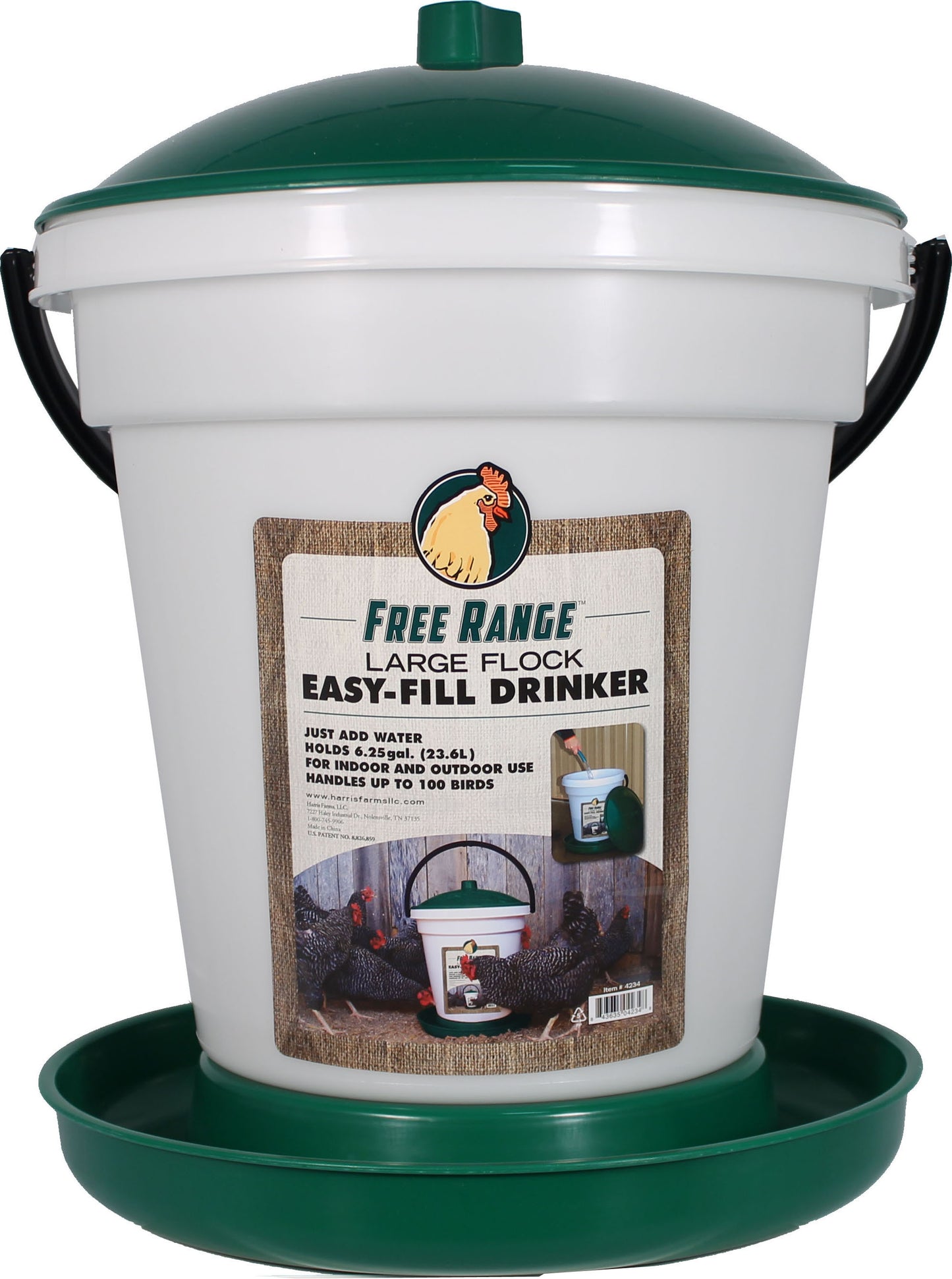 Plastic Easy Fill Poultry Drinker