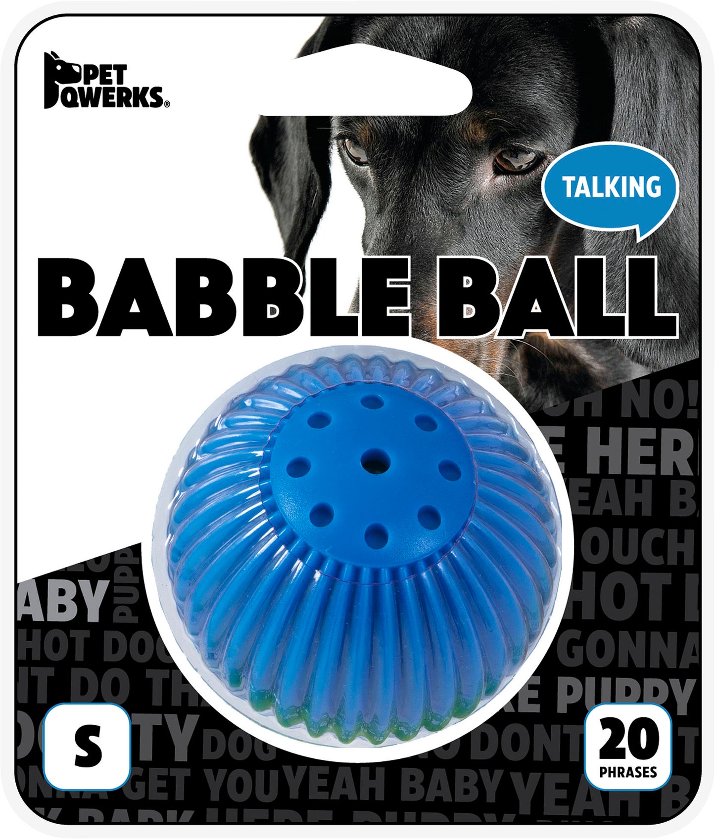 Talking Babble Ball Dog Toy