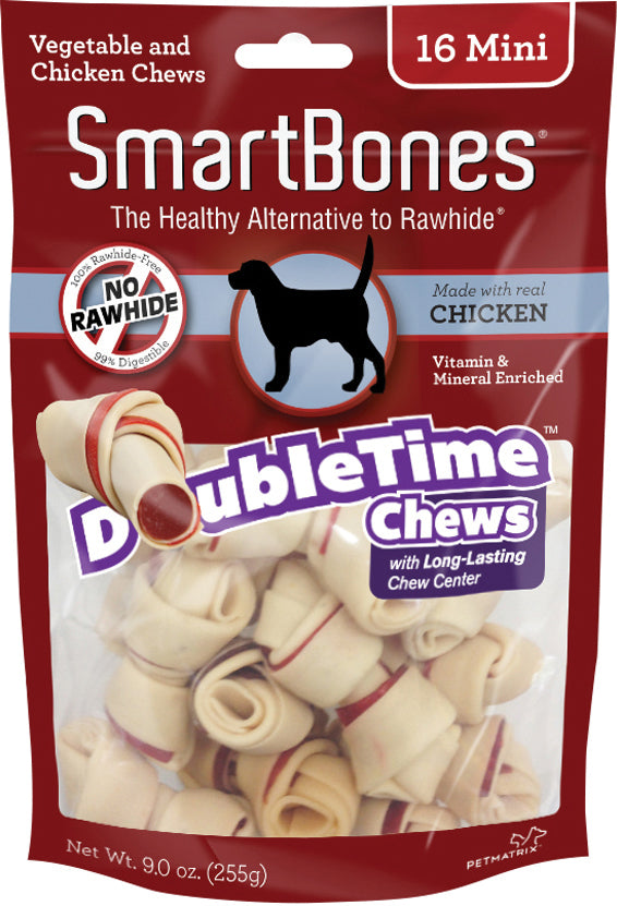 Smartbones Doubletime Chews W/Long-Lasting Center