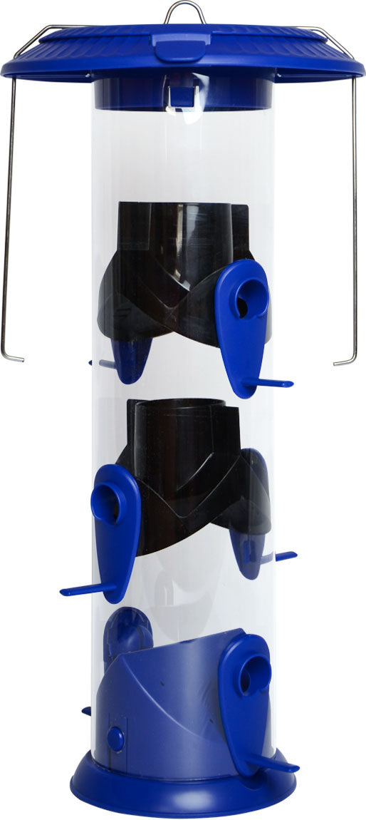 Wide Funnel Flip Top Tube Feeder