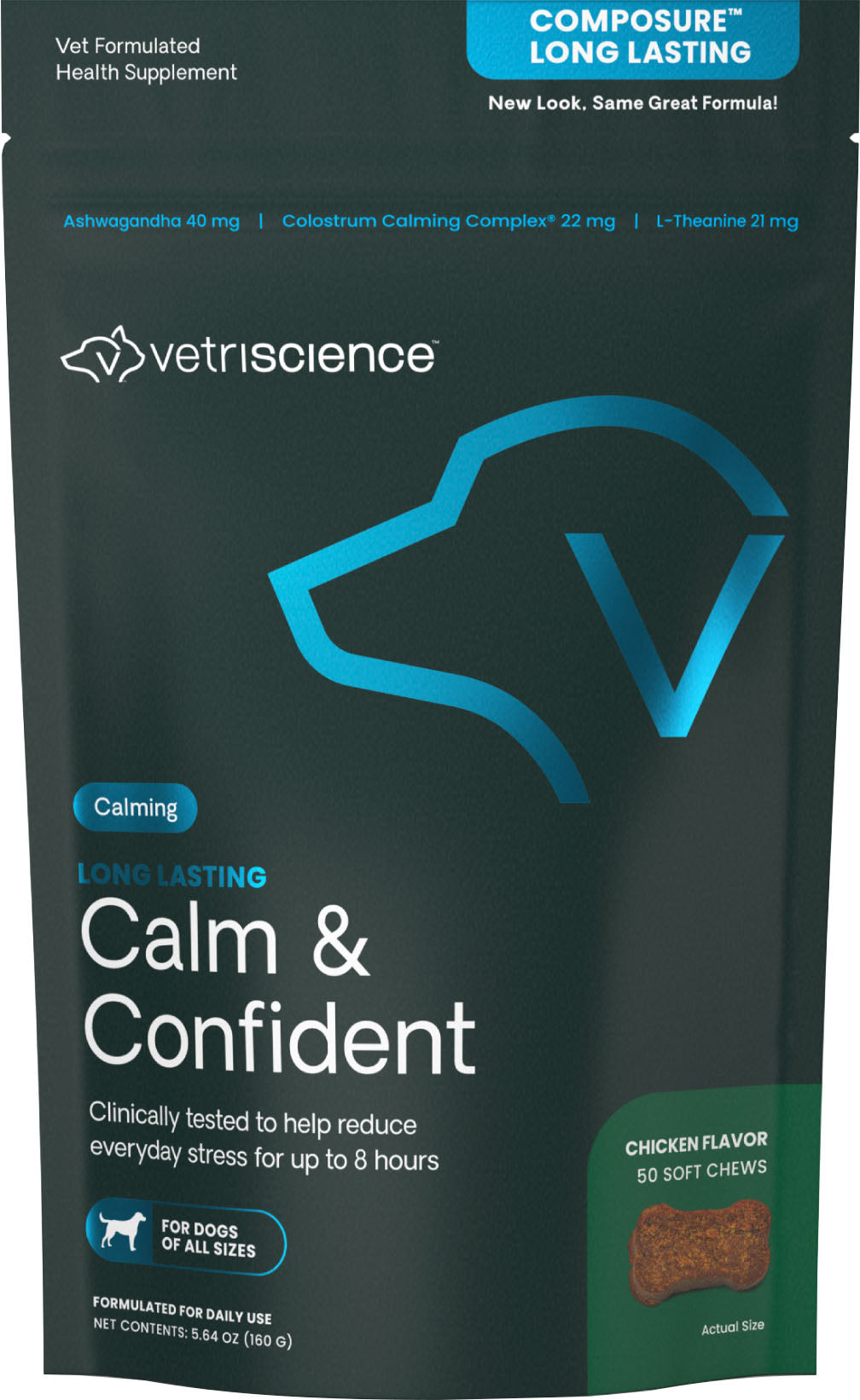 Composure Long Lasting Calming Support Dog Chews