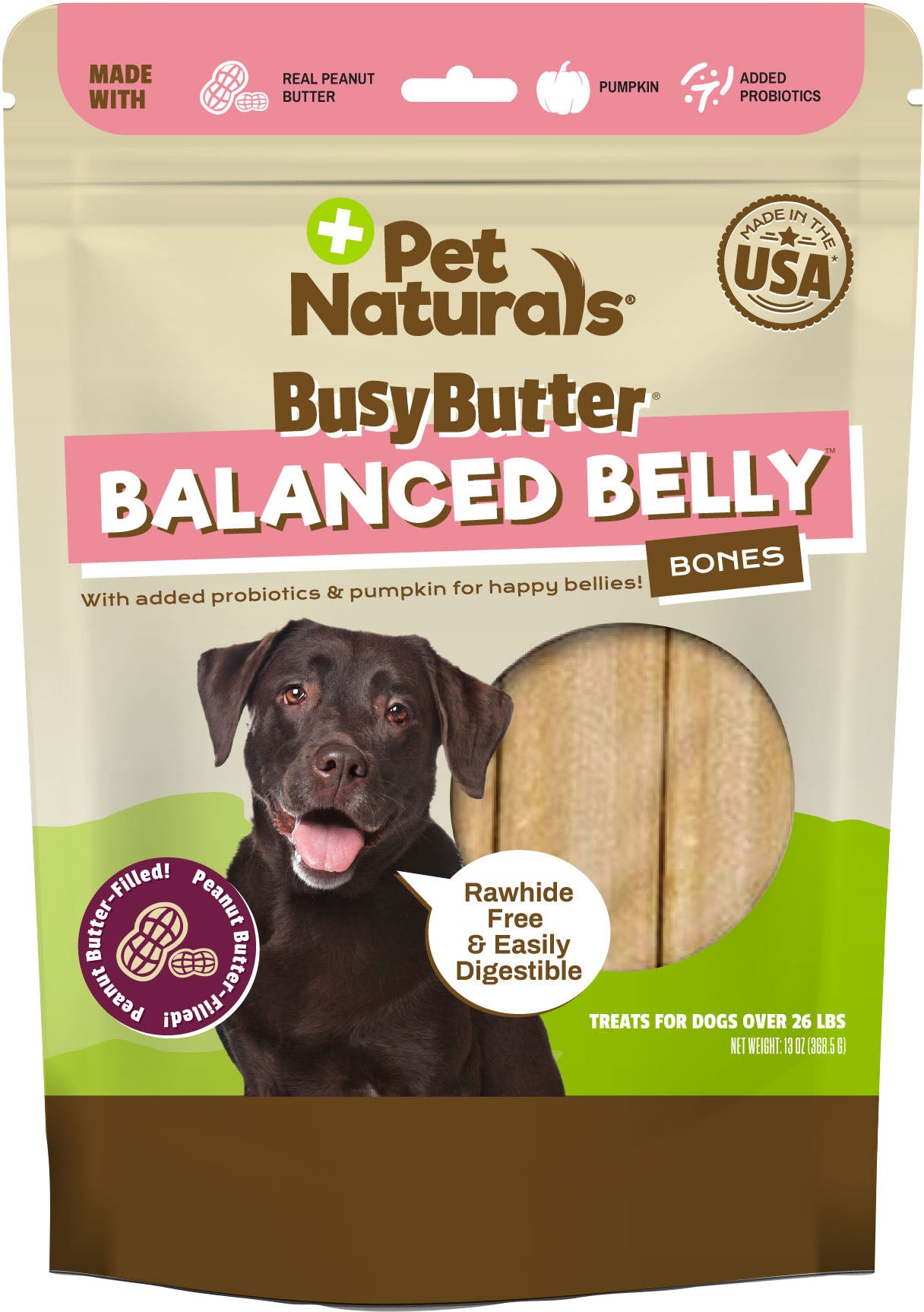 Pet Naturals Busybutter Balanced Belly Bones