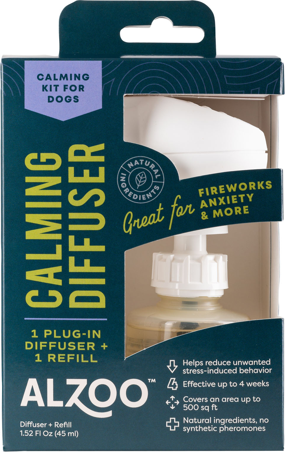 Alzoo Plant-Based Calming Diffuser Kit Dog