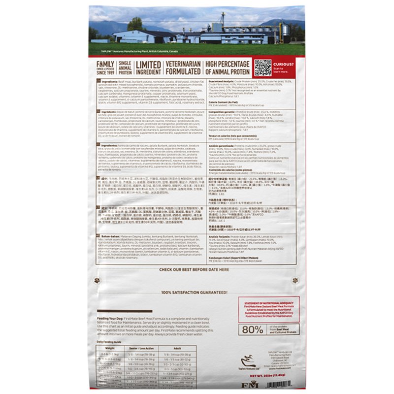 Firstmate Pet Foods Trim & Lite Dog Food, 6.6-Pound