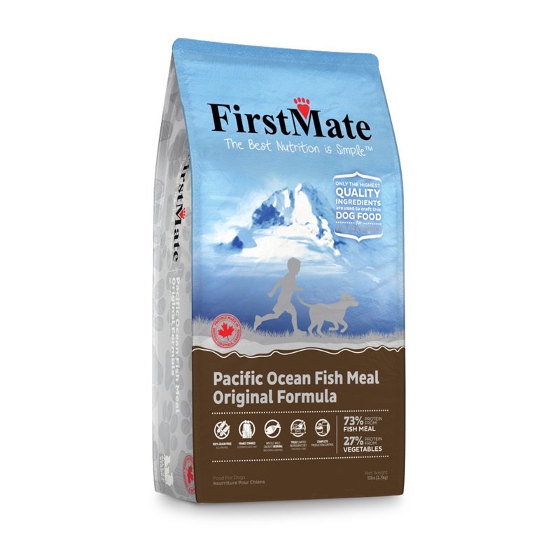 FirstMate Pacific Ocean Fish Meal Original Limited Ingredient Diet Grain-Free Dry Dog Food, 25-lb