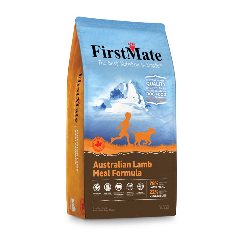 FirstMate Australian Lamb Meal Limited Ingredient Diet Grain-Free Dry Dog Food, 25-lb