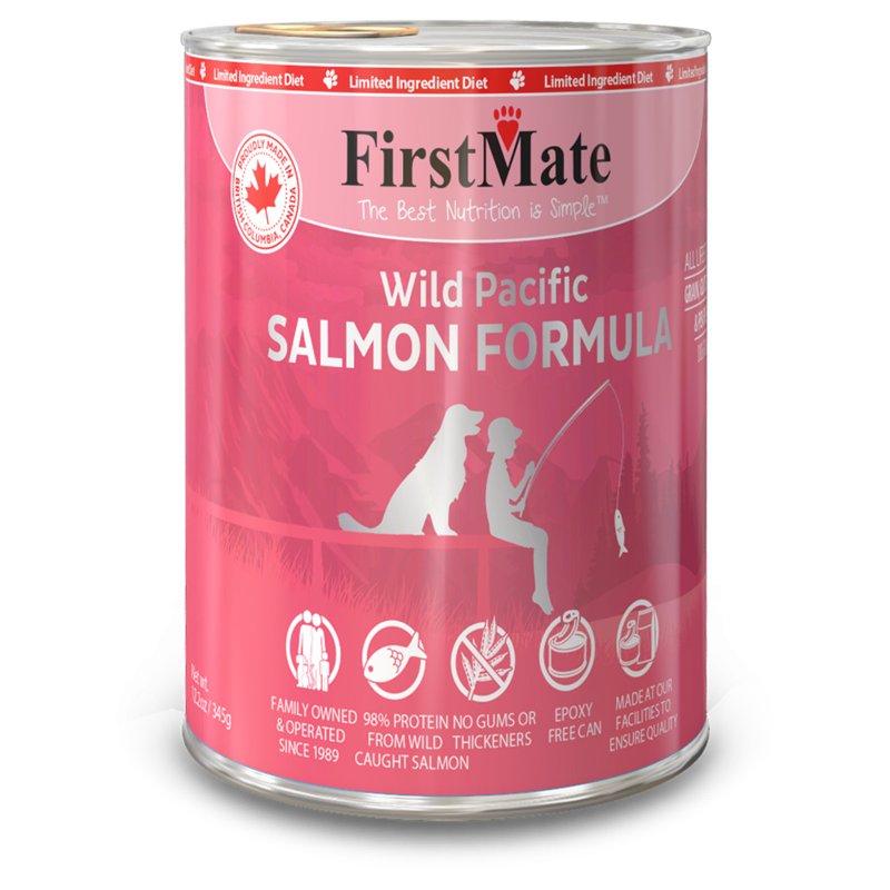 FirstMate, Dog LID Salmon, 12.2 Ounce