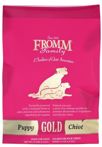 Fromm Puppy Gold Premium Dry Dog Food - Dry Puppy Food for Medium & Small Breeds - Chicken Recipe - 15 lb