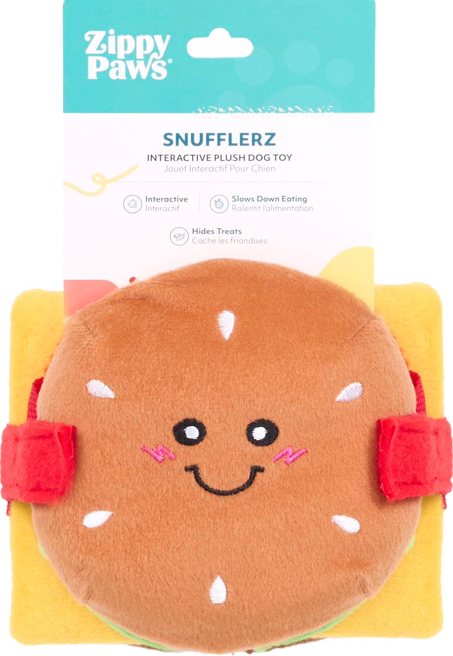 Zippypaws Snufflerz Stacks - Cheeseburger