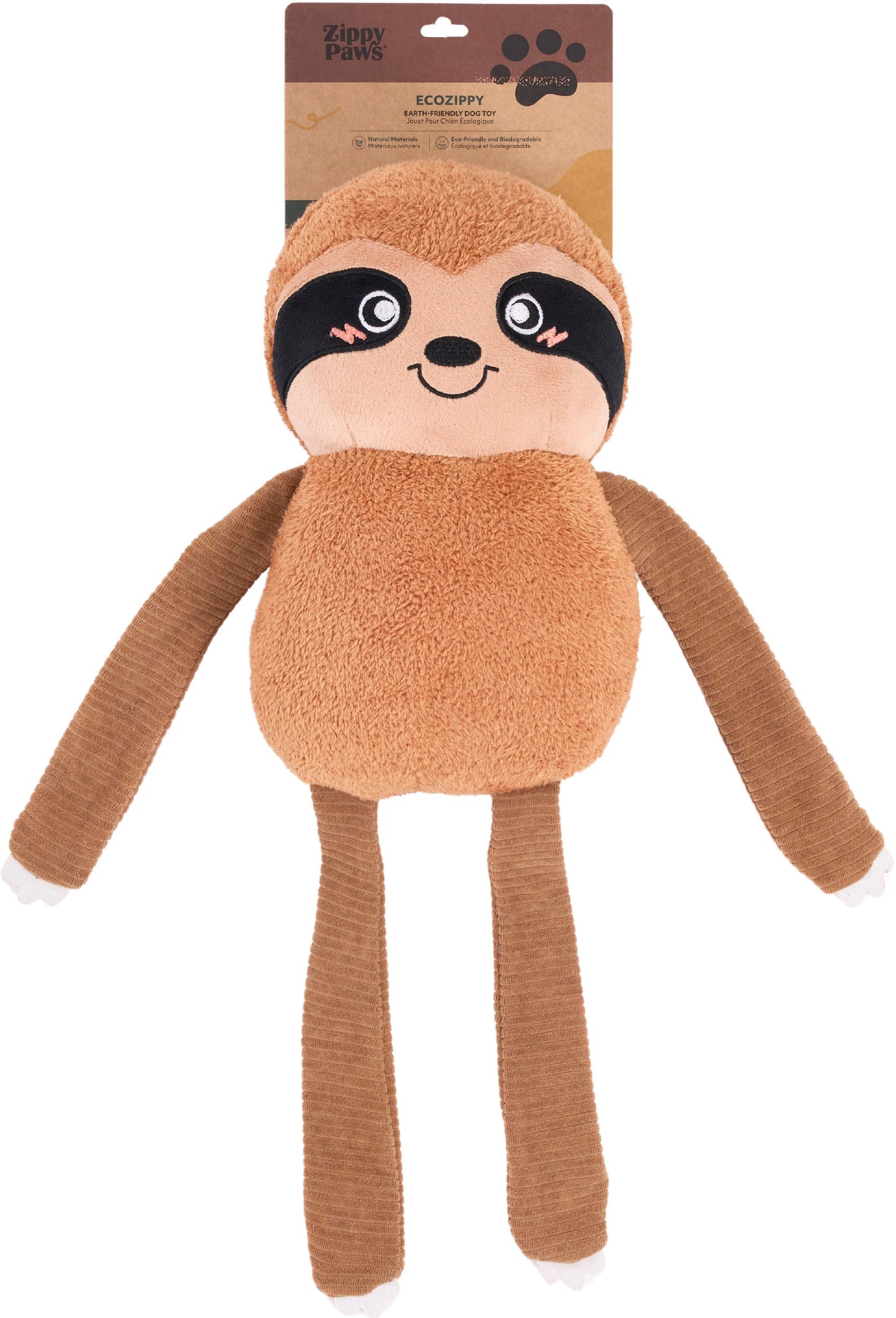 Zippypaws Eco Sammy The Crinkle Sloth