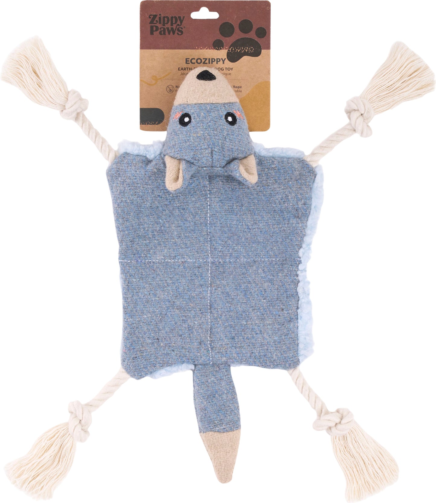 Zippypaws Eco Knotty Crawler - Wolf