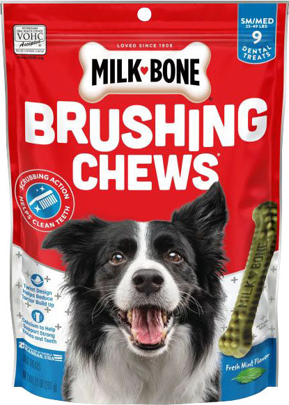 Milk-Bone Brushing Chews Daily Dental Dog Treats (Pack Of 5)