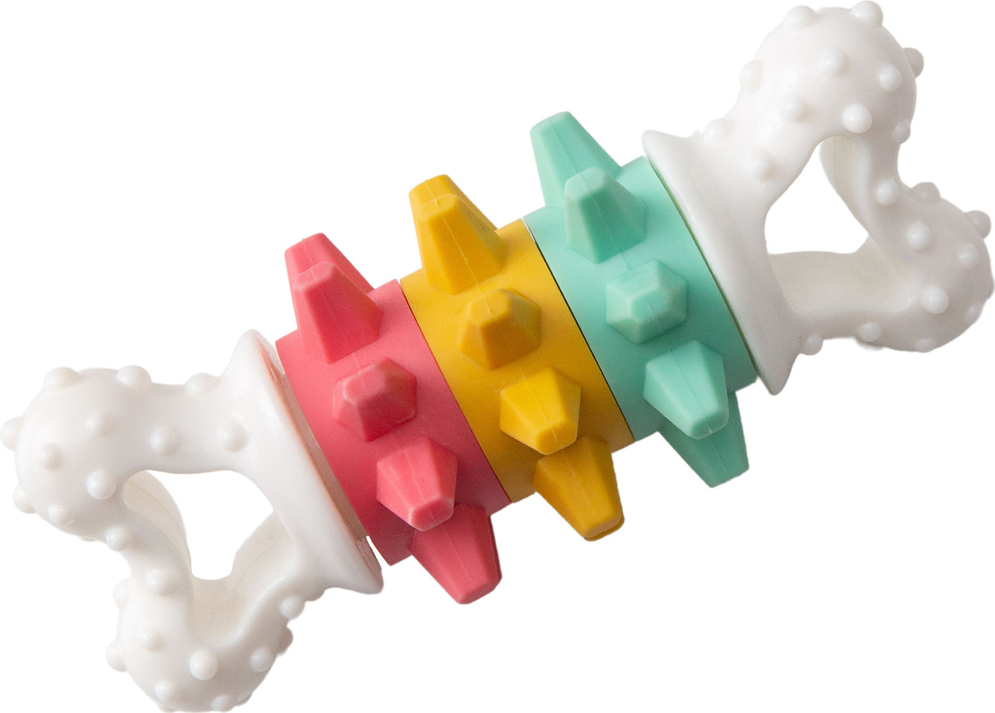Snugarooz Twist & Shake Nylon Bone With 3 Rings