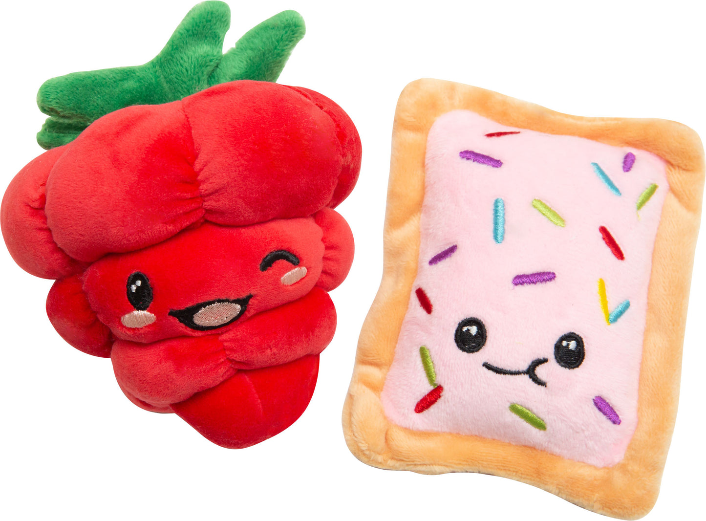 Sungarooz Poptart And Raspberry Plush Dog Toys