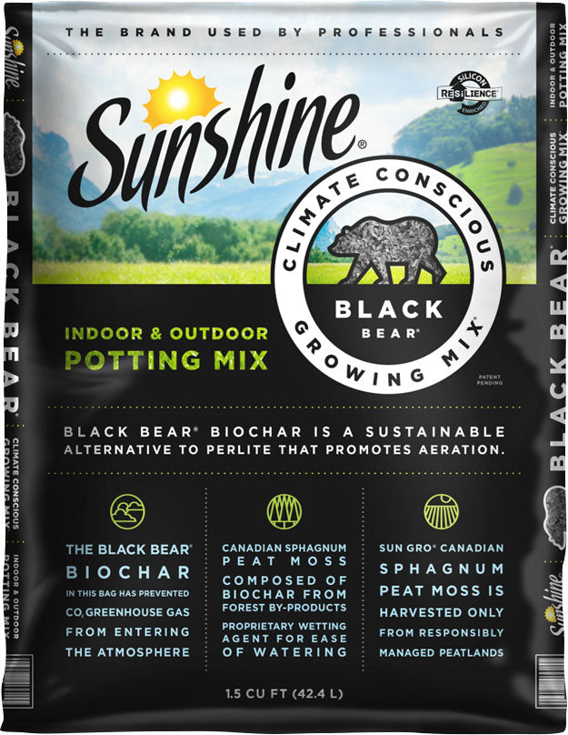 sunshine potting mix Sunshine Black Bear Indoor & Outdoor Potting Mix