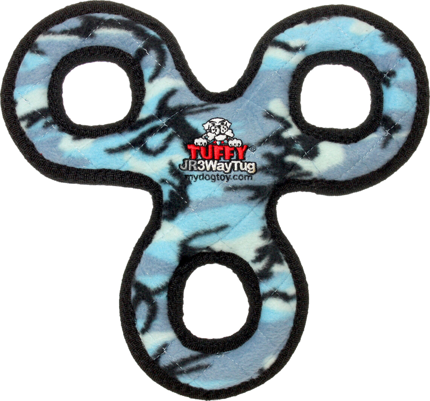 Tuffy Jr 3 Way Tug Durable Squeaky Soft Dog Toy