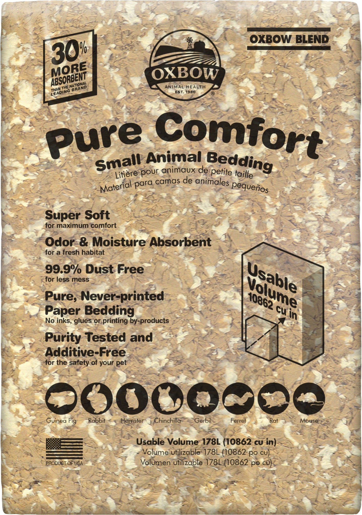 Pure Comfort Small Animal Paper Bedding