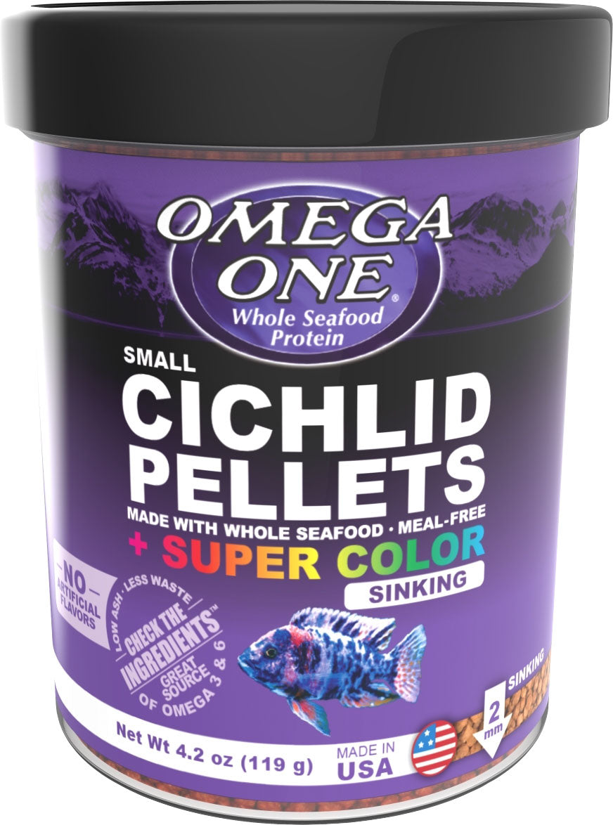Omega One Sink Super Color Cichlid Pellet