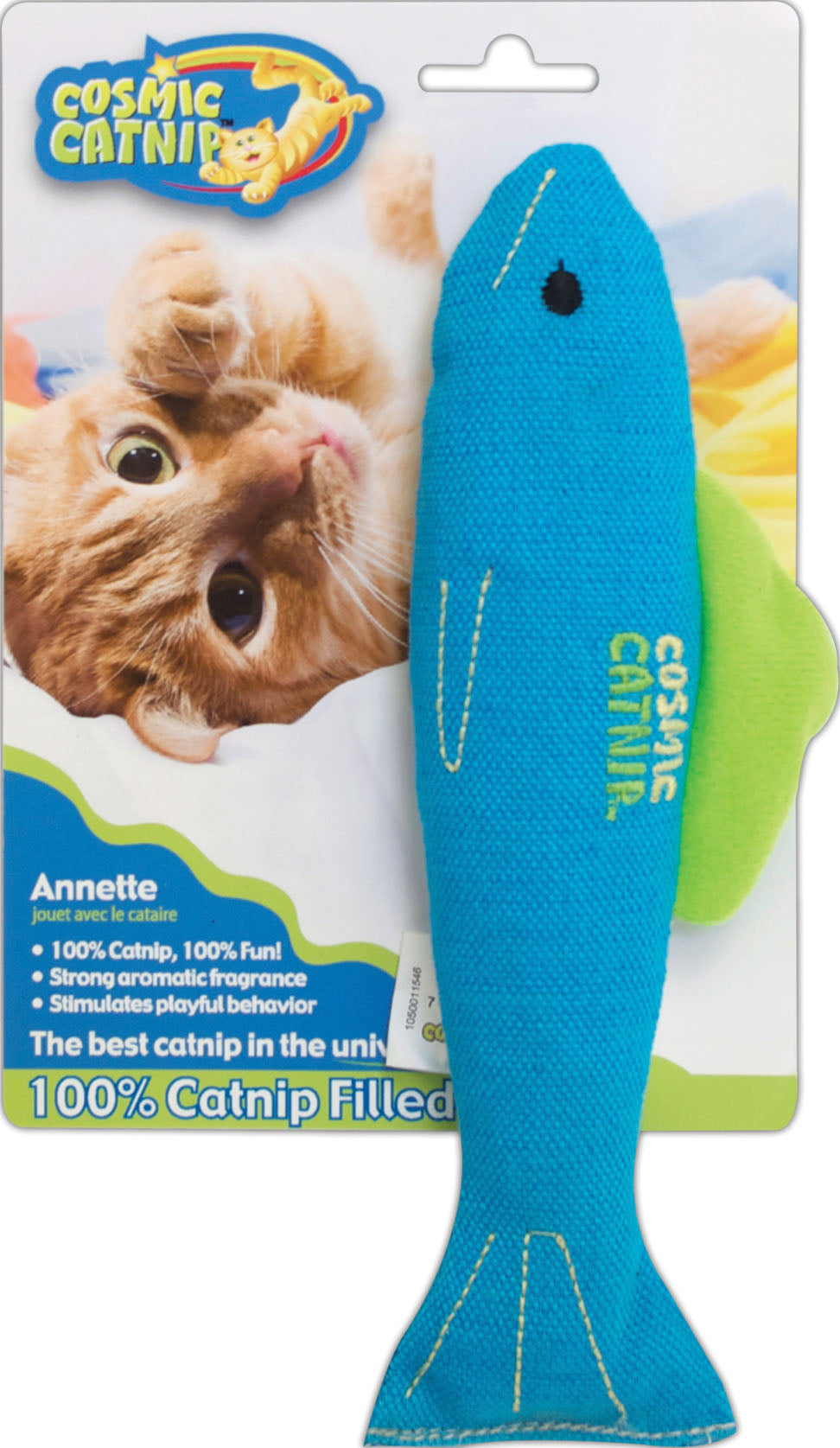 Cosmic Fish 100% Catnip Filled Toy