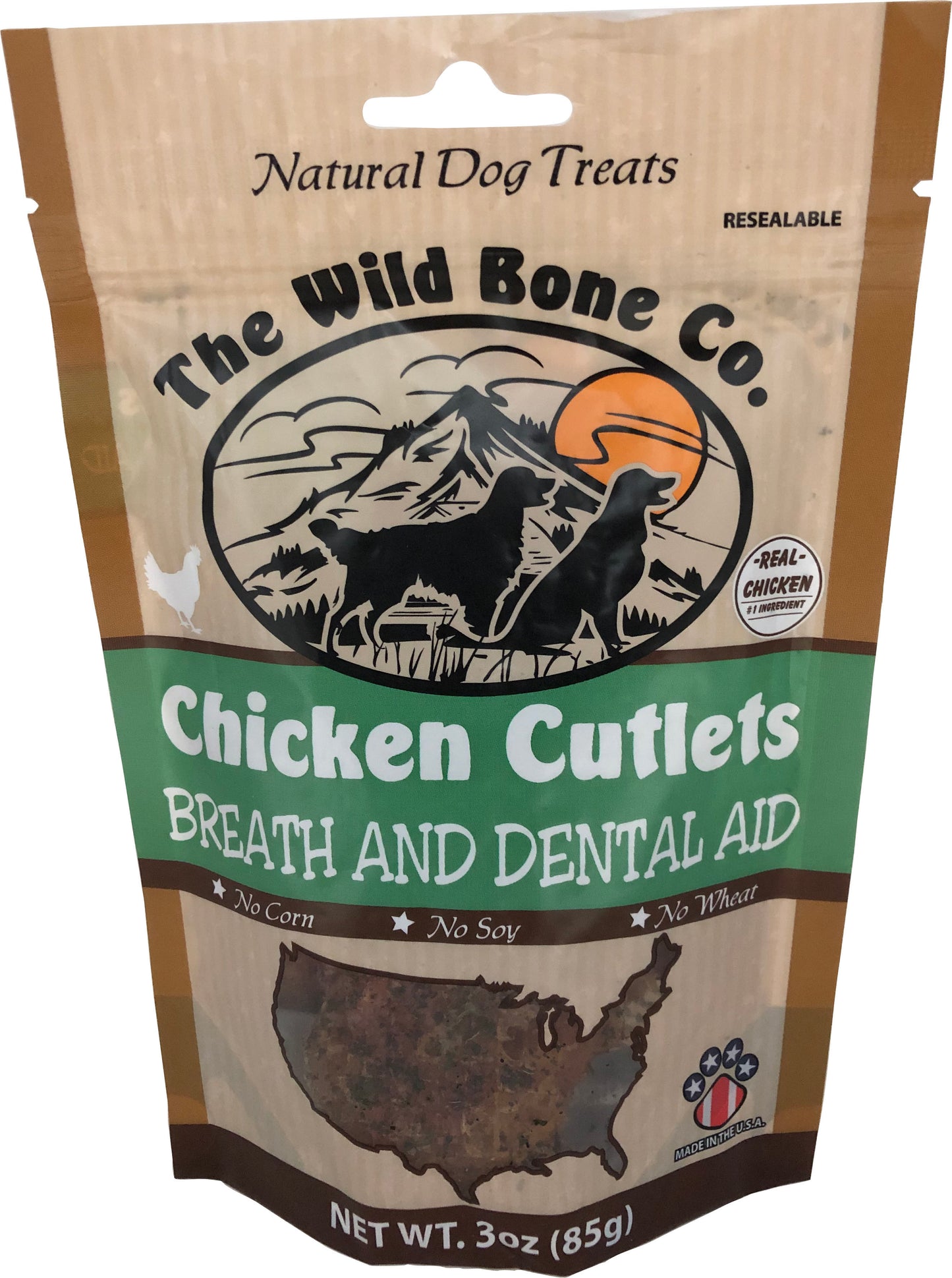 The Wild Bone Co. Fresh Breath Cutlets Dog Treats