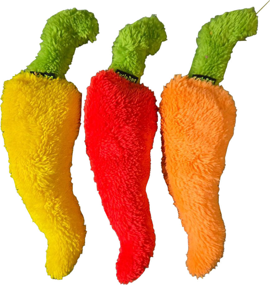 Cycle Dog Duraplush Chili Pepper Dog Toy