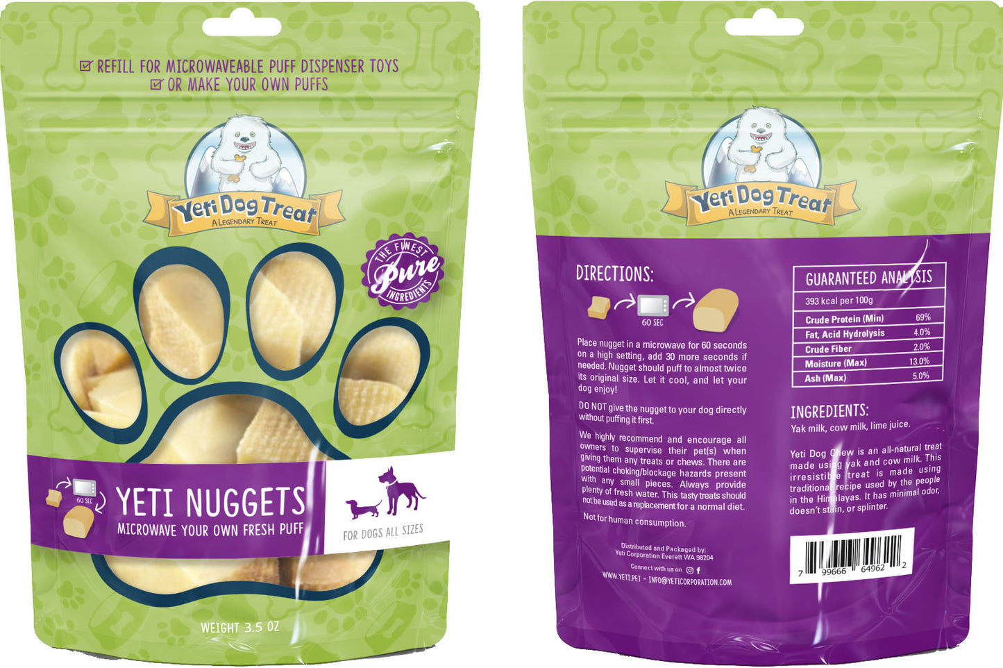 Yeti Pet Products Yak Dog Nuggets