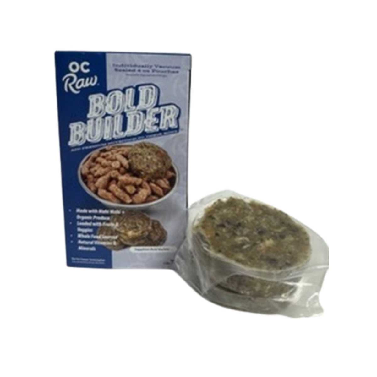 OC Raw Frozen BOLD BUILDER Sapphire- 2 lb Box (contains 8ea x 4oz pouches)- Mahi Mahi blend