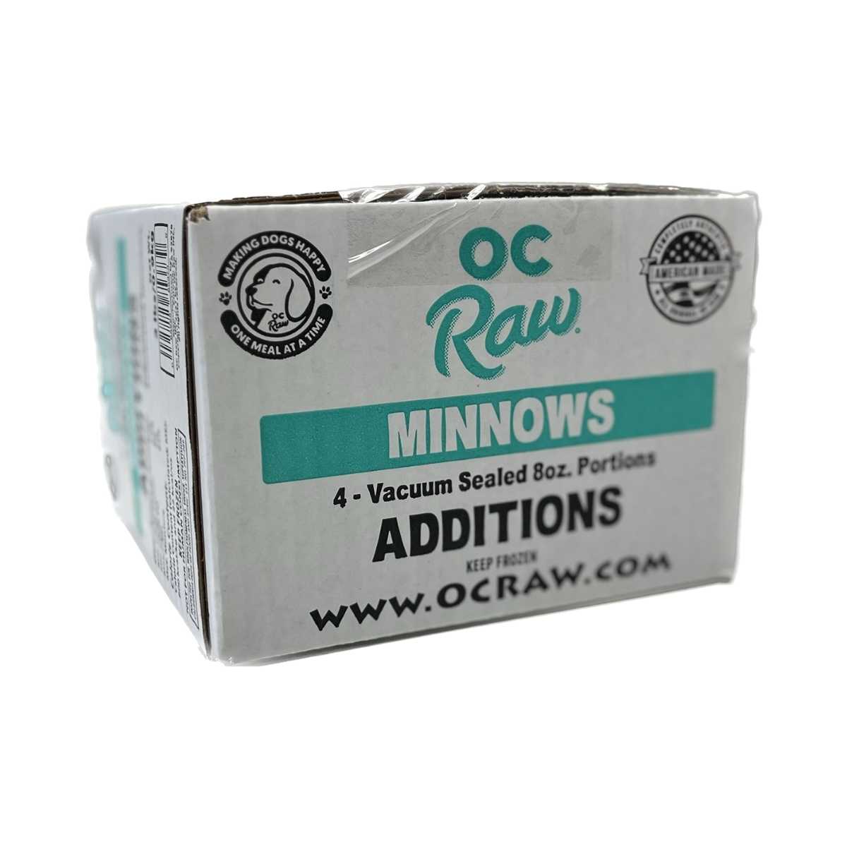 OC Raw Frozen Additions Minnows-2 lb Box (4 x 8 oz Portions)