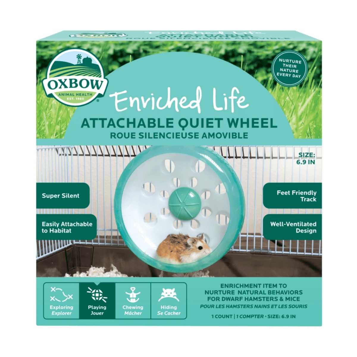 Oxbow Enriched Natural Elife-Attachable Quiet Wheel