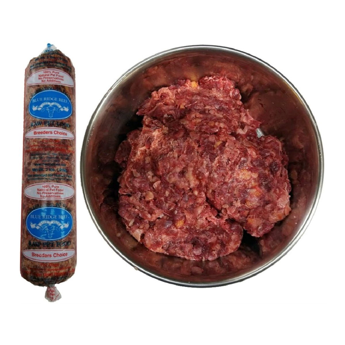 Blue Ridge Beef Canine Breeders Choice-2 lb Chub
