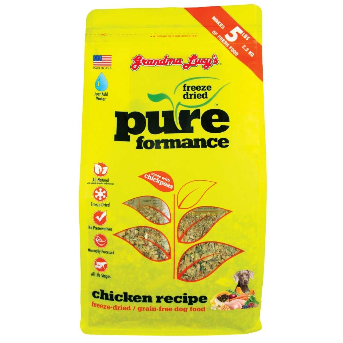 Grandma Lucy's Pureformance Grain Free Freeze Dried Dog Food