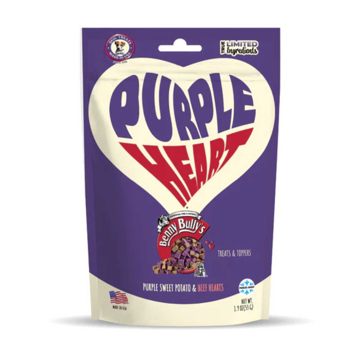 Benny Bully's Purple Heart 1.9oz case pack 12/1.9oz