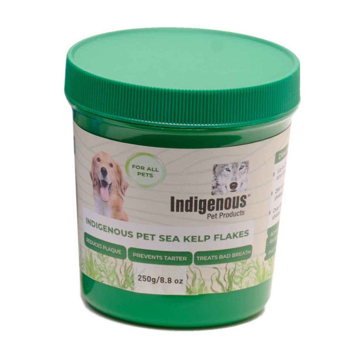 Indigenous Dental Kelp Flakes 250g Value Size- for Dogs and Cats