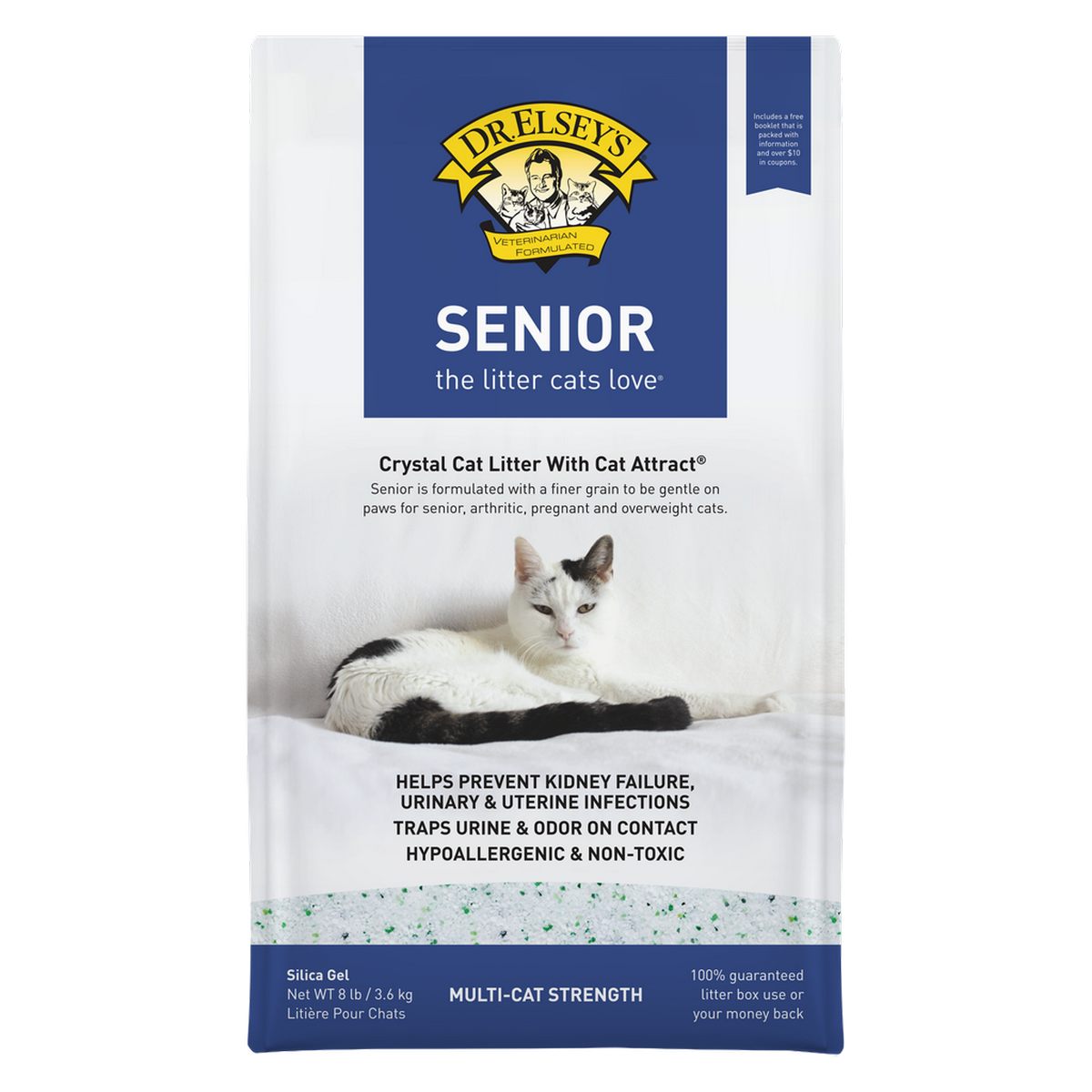 Precious Cat Senior Cat Litter-8 lb Bag