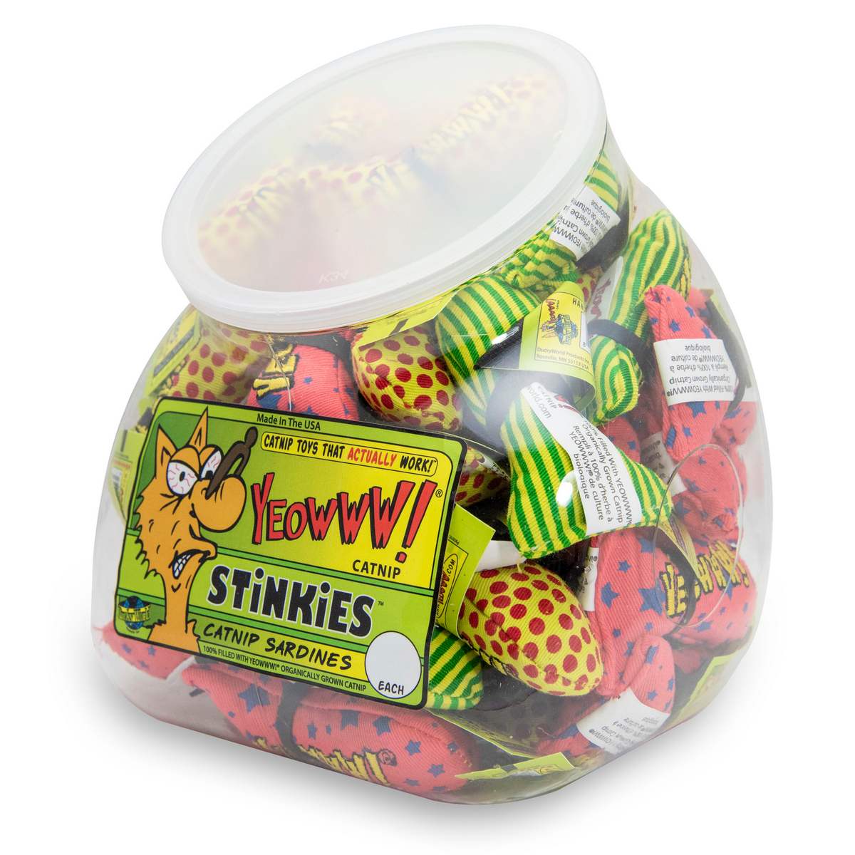 Yeowww! Jug w/ 51 Stinkies (Sardines)