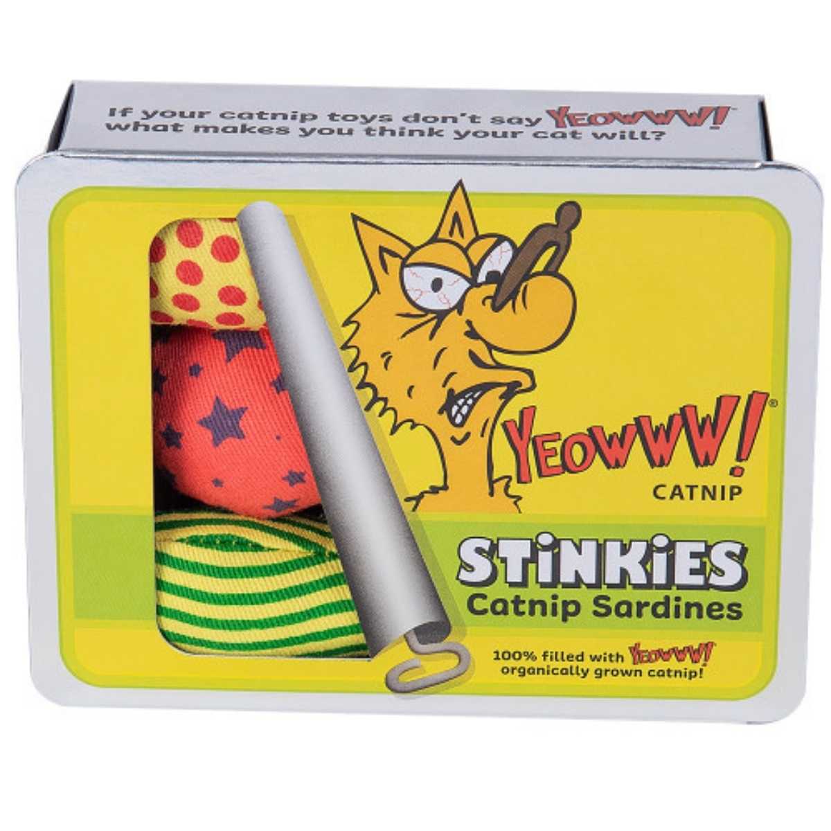 Yeowww! Stinkies Catnip Trio-3 ct