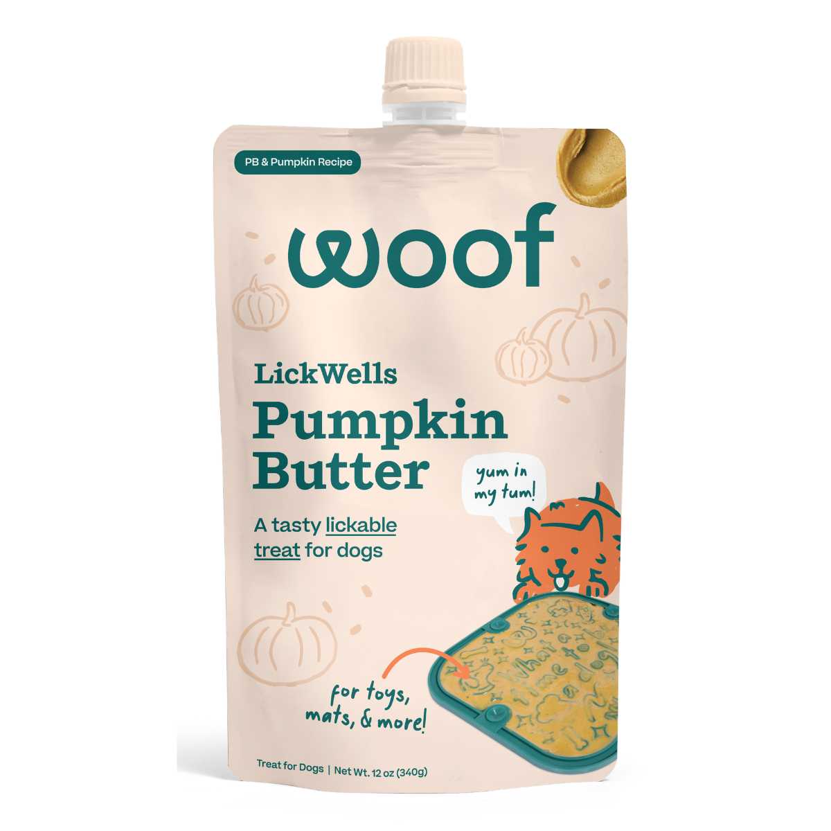 Woof LickWells- Pumpkin Butter
