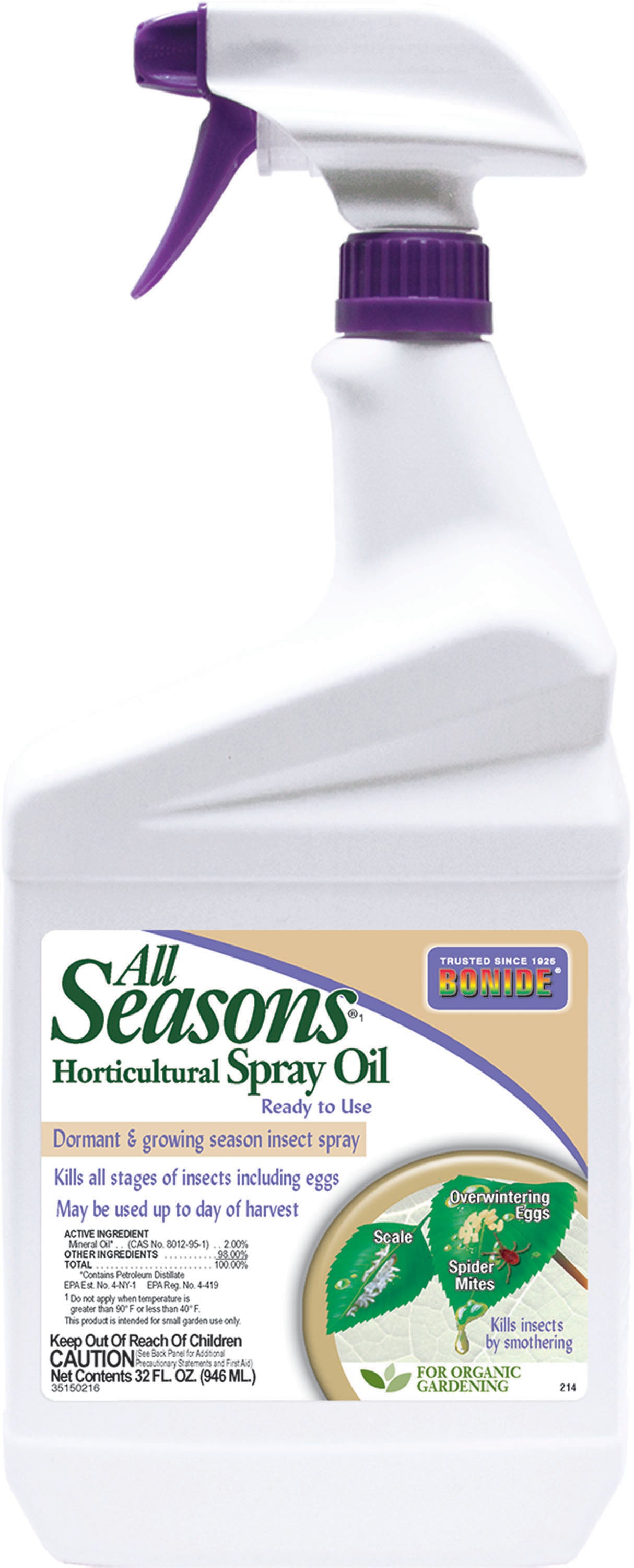 Bonide All Seasons Horticultural Oil Spray Rtu