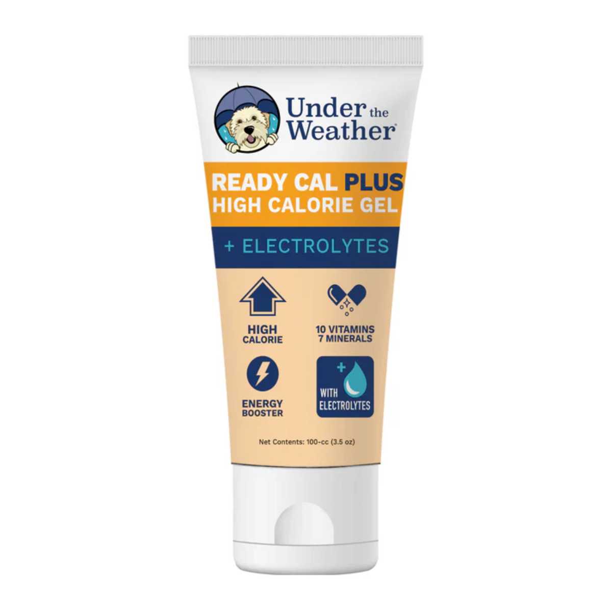 Under the Weather Dog Ready Cal Plus w/ Electrolytes Squeezable- 3.5 oz Tube