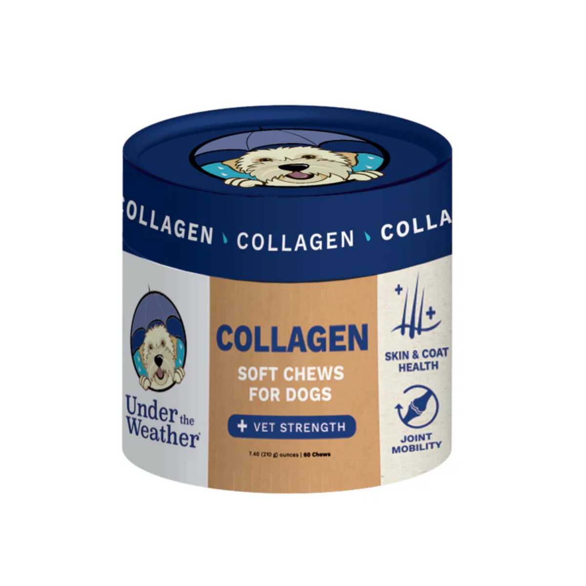 Under the Weather Collagen Soft Chew Dog- 60 ct Jar