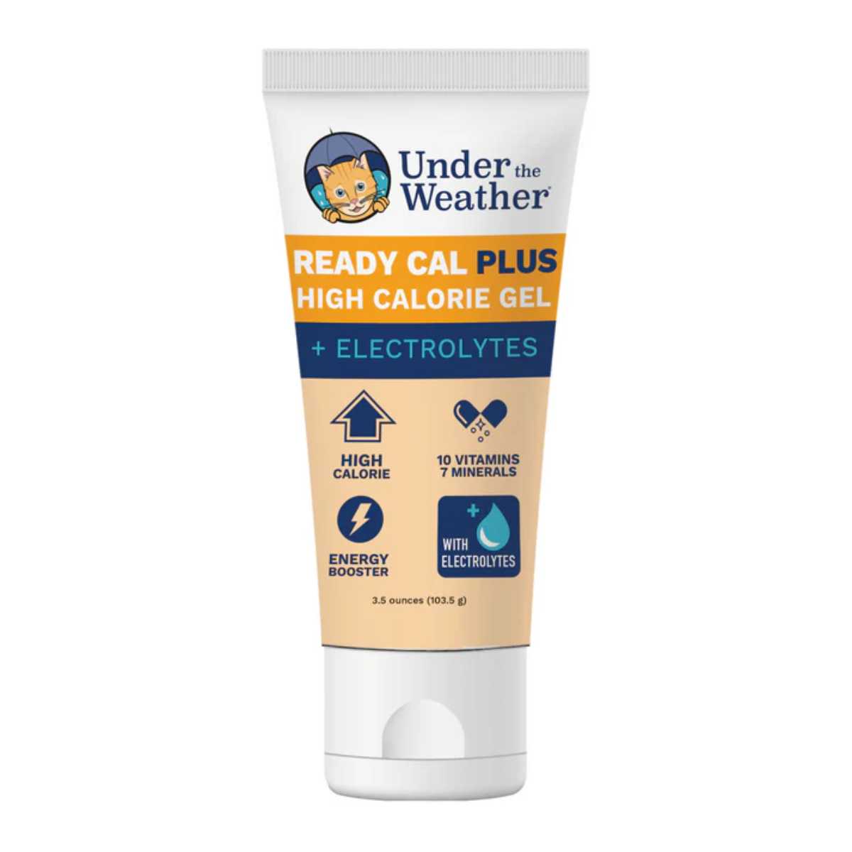 Under the Weather Cat Ready Cal Plus w/ Electrolytes Squeezable- 3.5 oz Tube