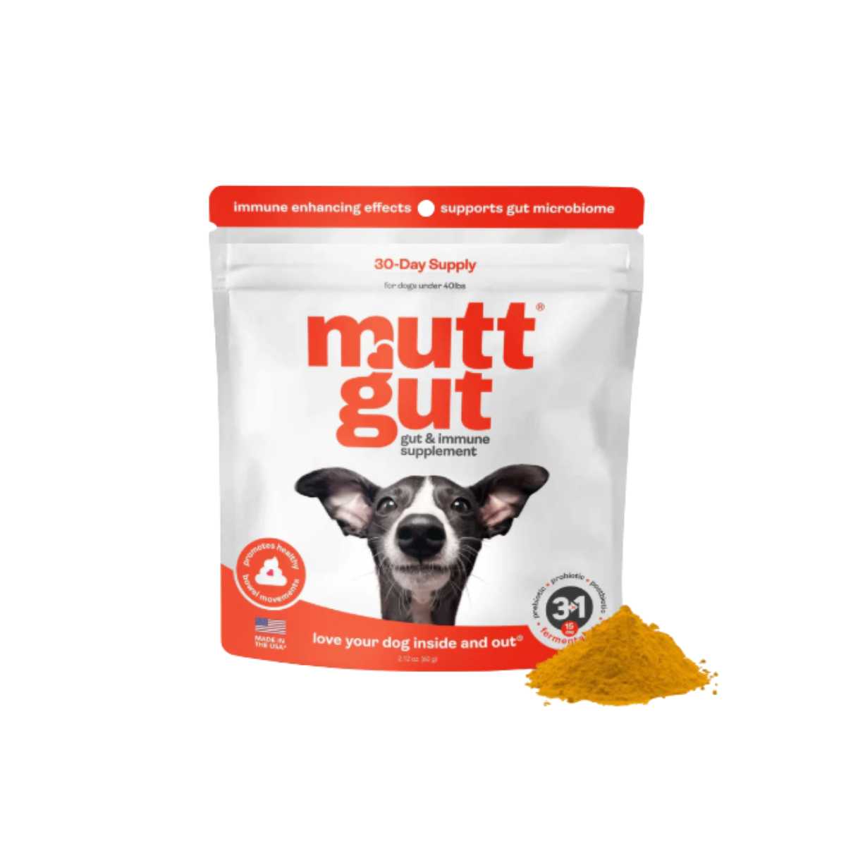 Mutt Gut MuttGut Powder (60g) for dogs under 40lbs