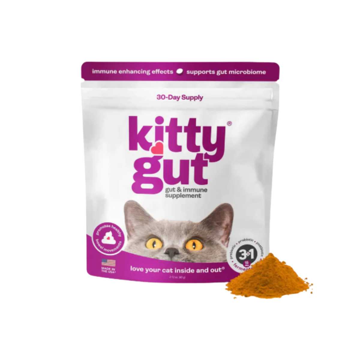 Mutt Gut KittyGut Powder (60g) for cats