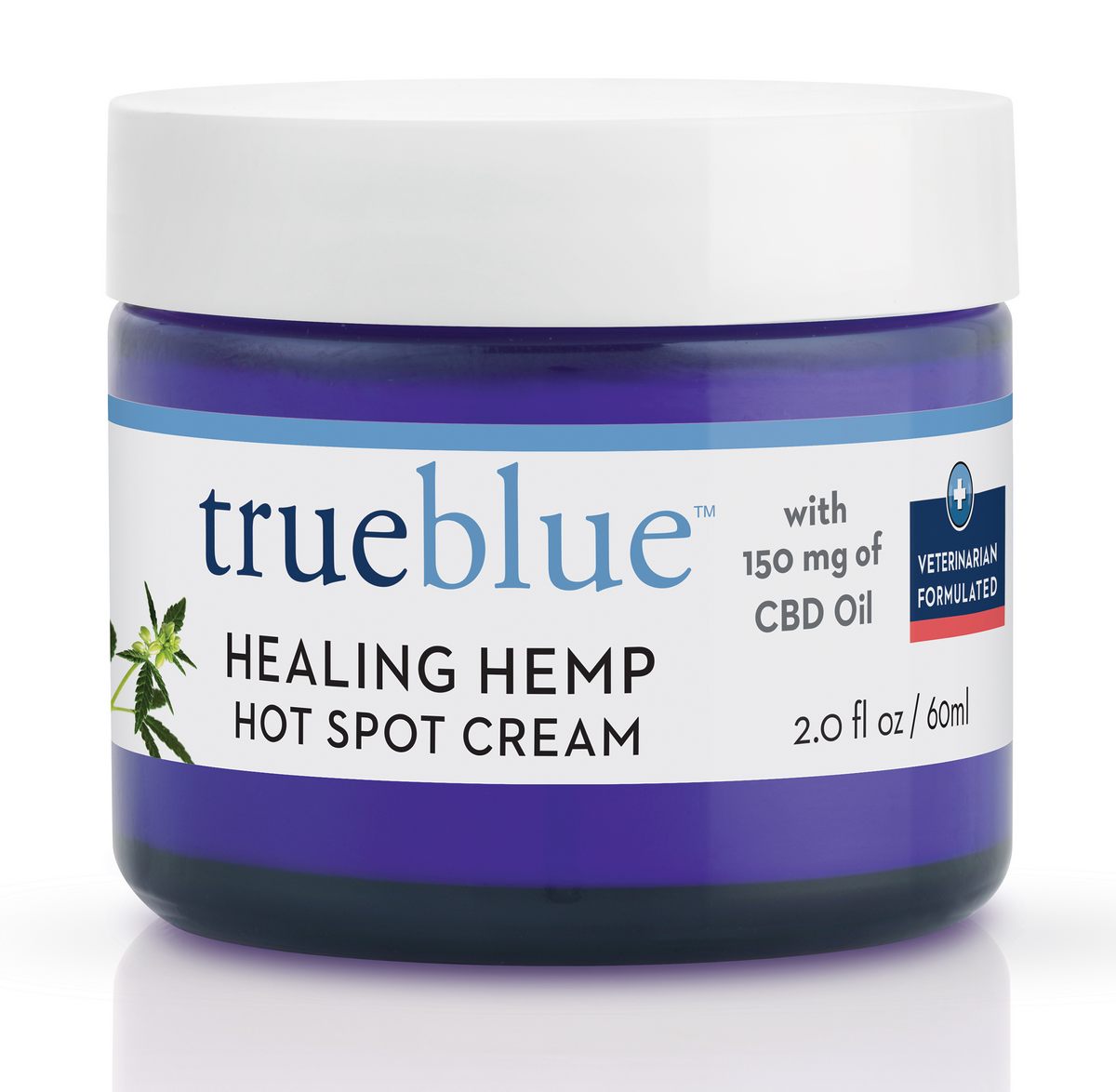 Trueblue Healing Hemp Hot Spot Cream-2 oz