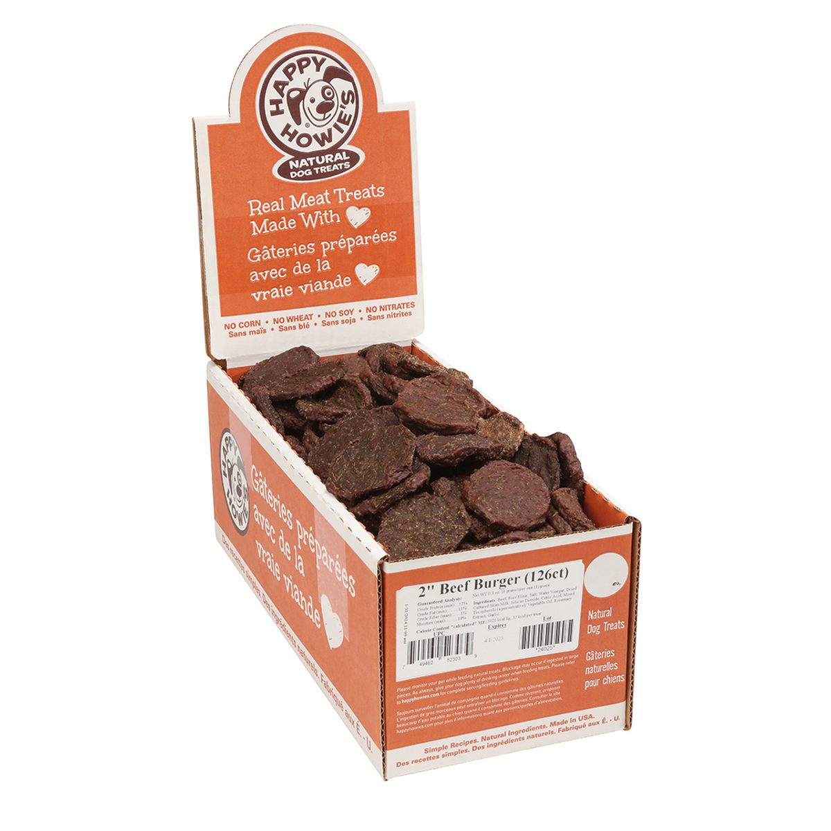 Happy Howies 2" Mini Burgers-126 ct Case