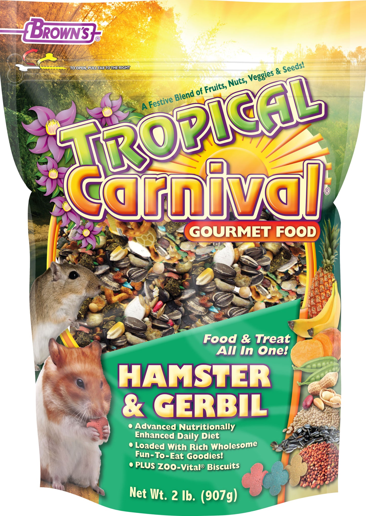 Tropical Carnival Gourmet Hamster & Gerbil Food