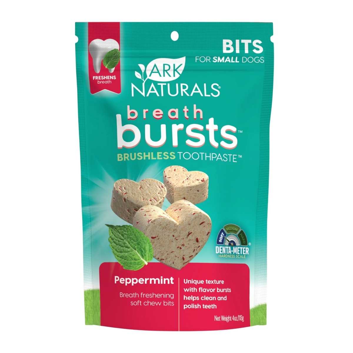 Ark Naturals Breath Bursts Peppermint Bits-4 oz Bag