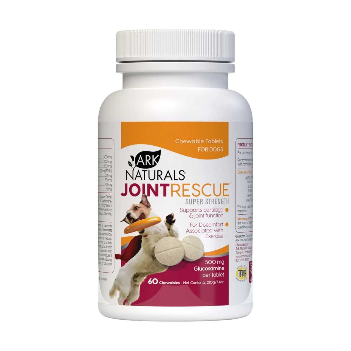 Ark Naturals Joint Rescue Super Strength Chewable-60 ct Bottle