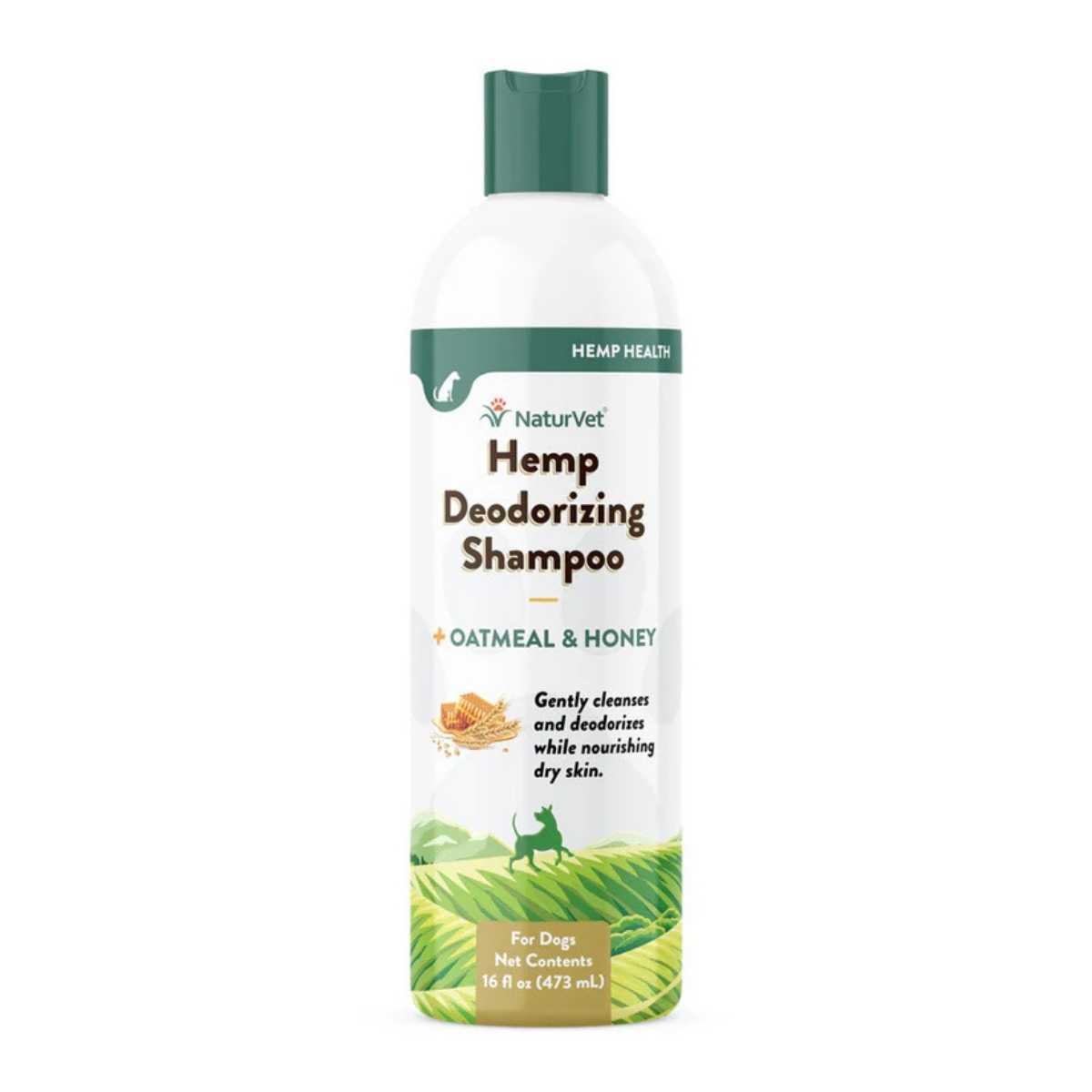 Naturvet Hemp Deodorizing Shampoo for Dogs-16 oz Bottle