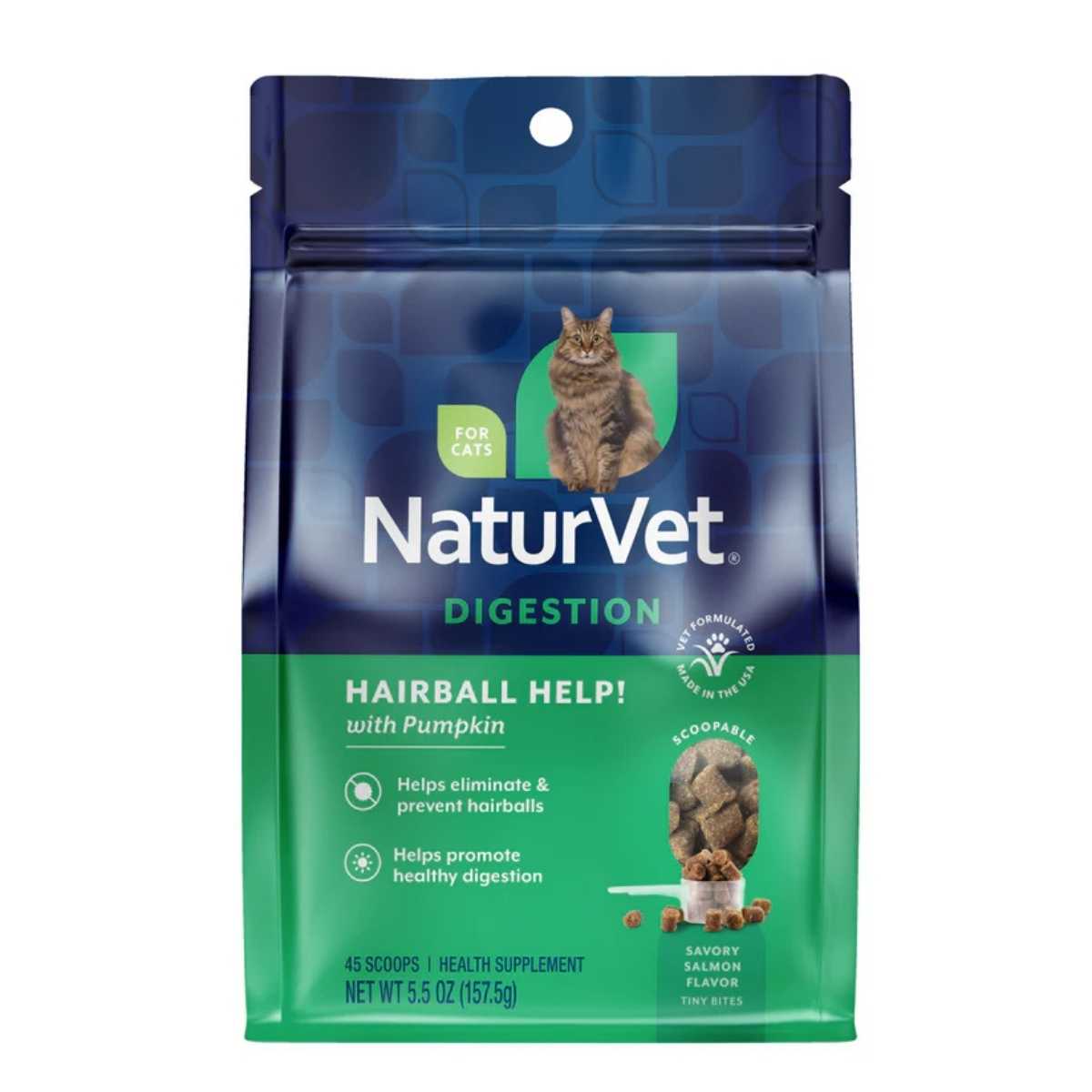 Naturvet Scoopables Hairball Aid for Cats-5.5 oz Bag